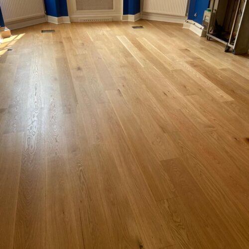 School with energy efficient underlay and real wood flooring