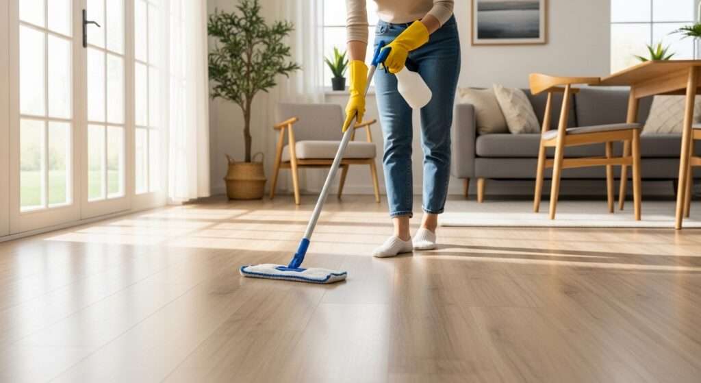 how to clean laminate flooring